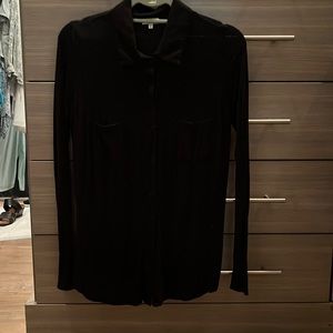 Splendid button down jersey material